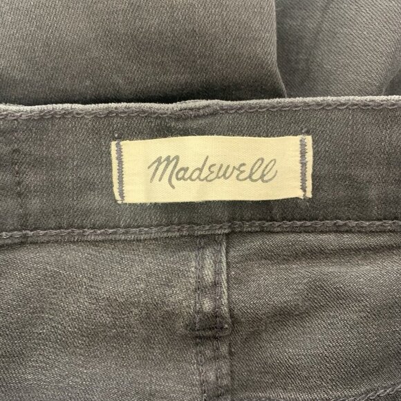 Madewell 11" High Rise Skinny Jeans 23 Gray Stretch Modern Minimalist - Picture 7 of 10